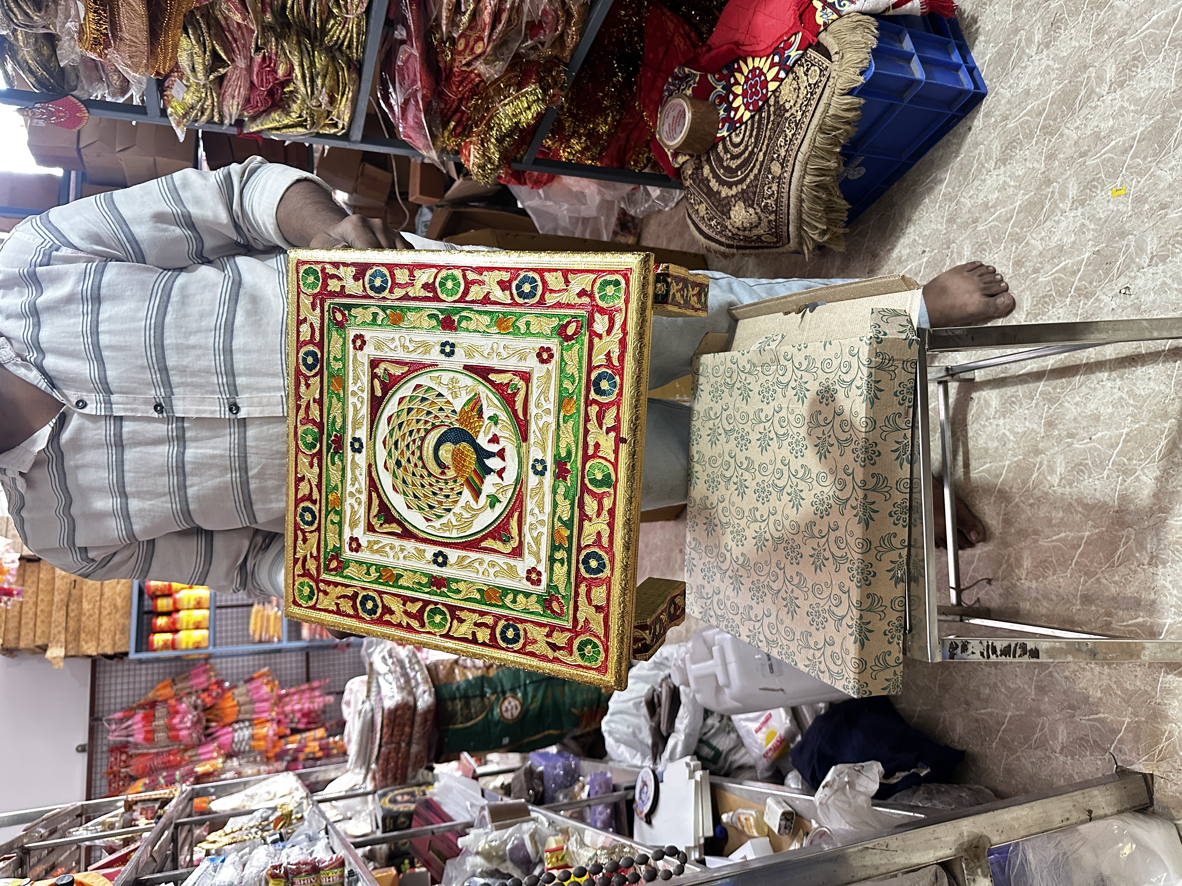 Elevate your home altar and temple space with exquisite Choki from Shri Khatu Sh