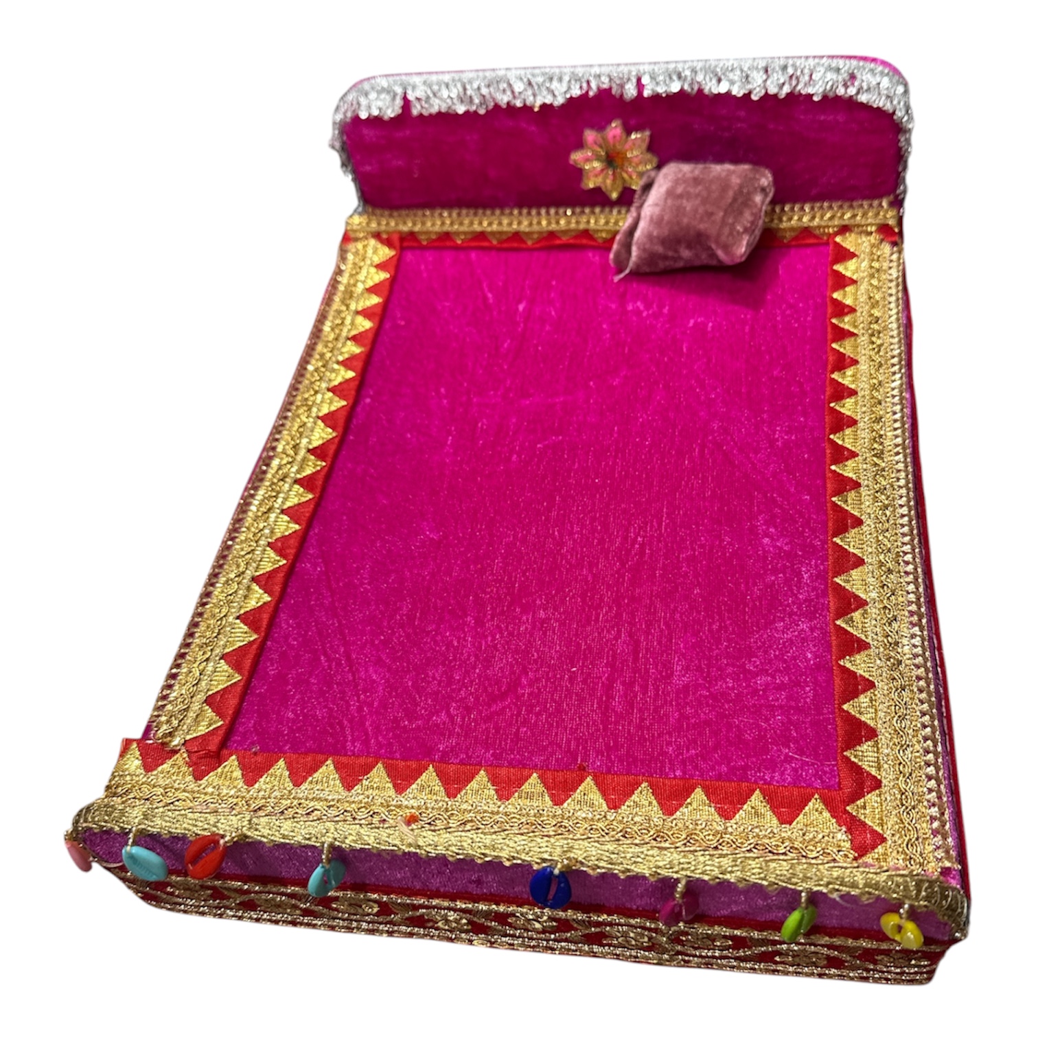Enhance your Laddu Gopal Ji's comfort with our exquisitely c
