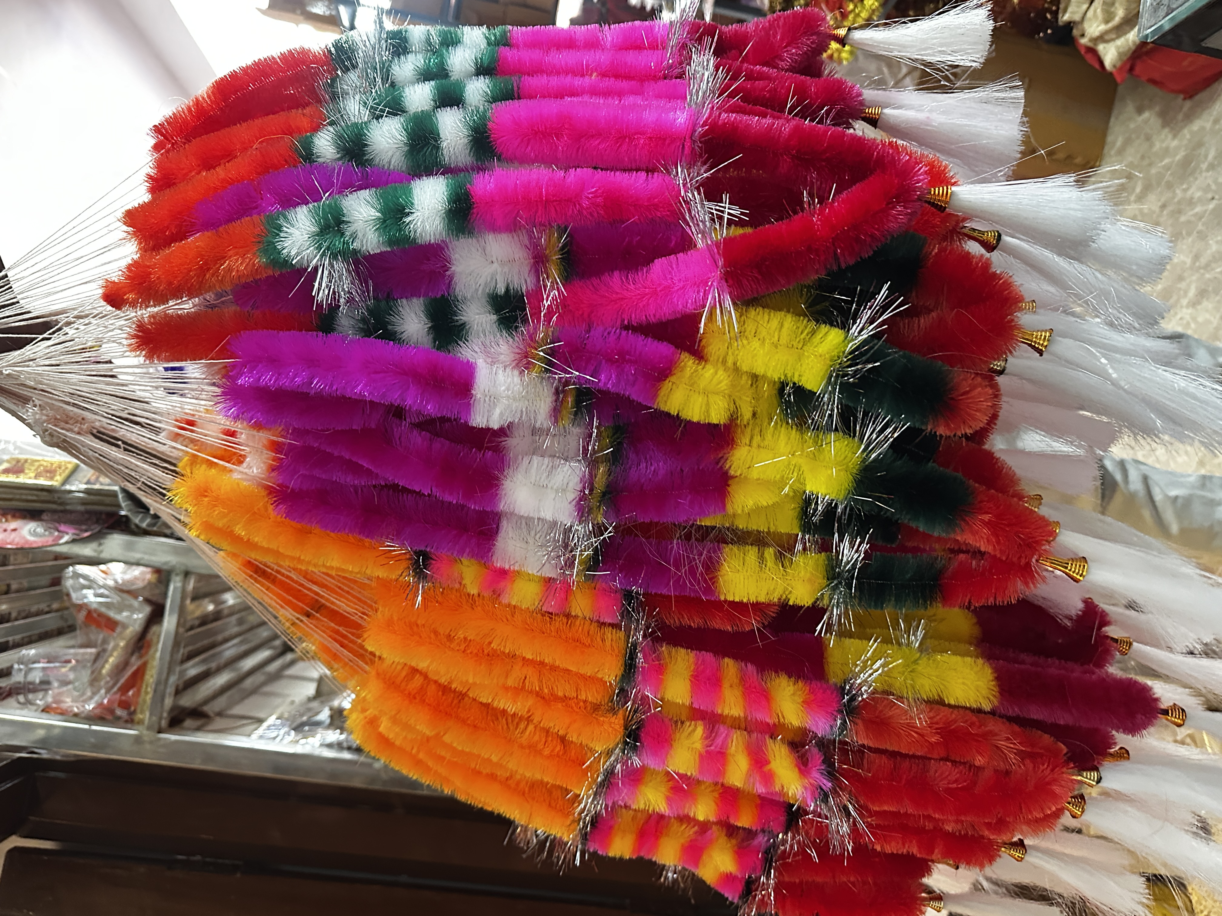 Add a touch of vibrancy and devotion to your poojas with our exquisite collectio