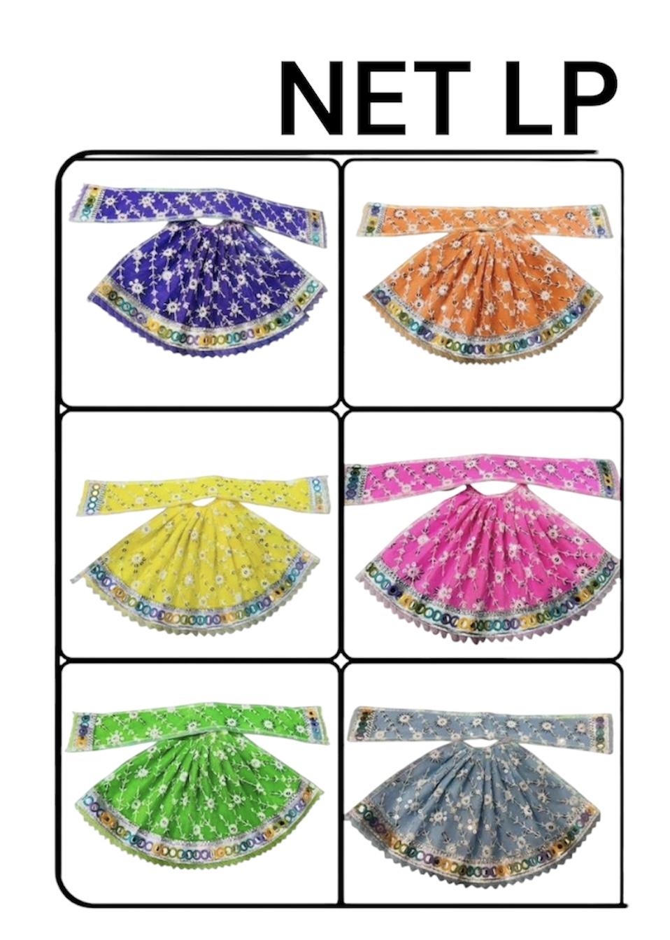 Discover the exquisite beauty of our Net Laddu Gopal Poshak 