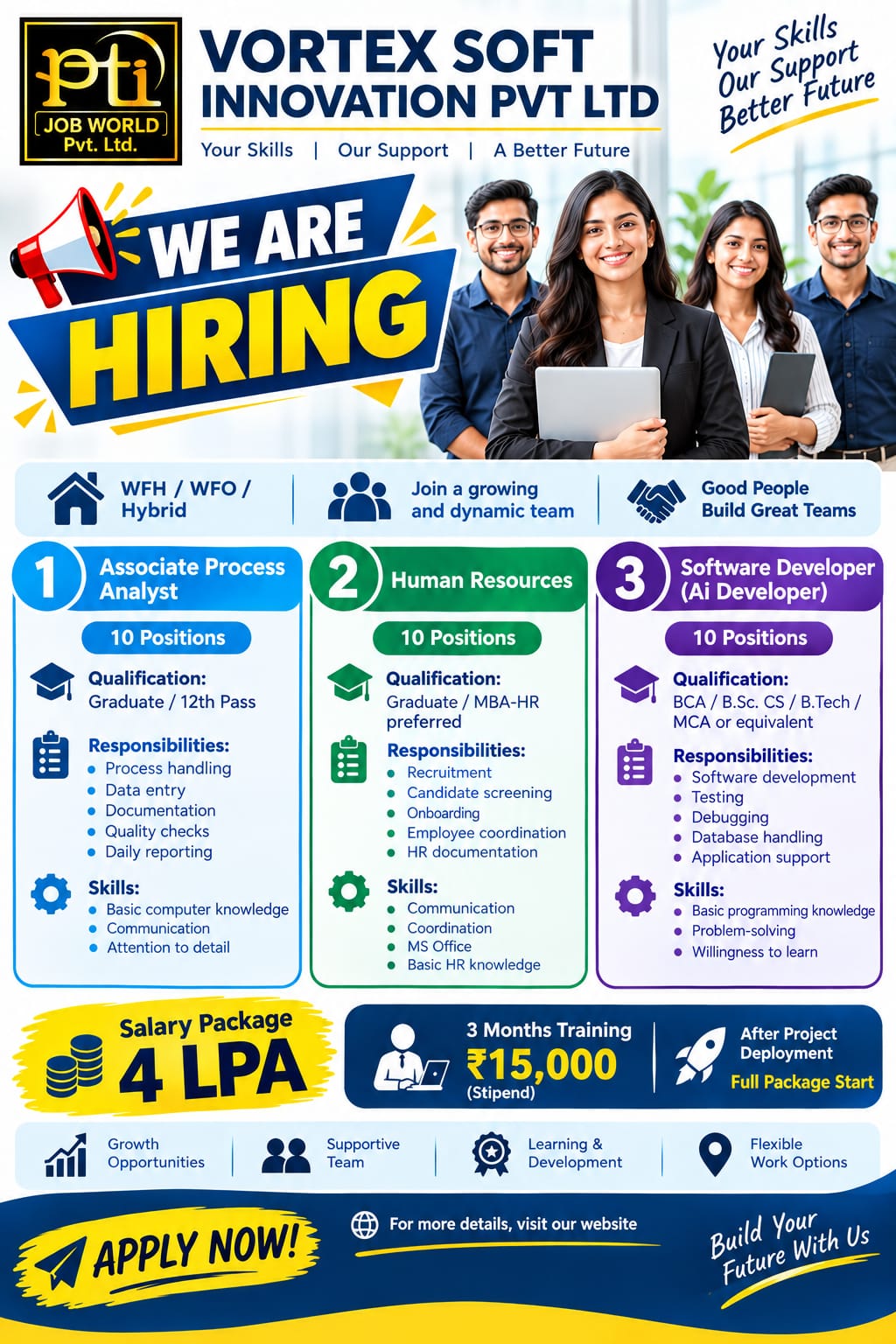 Solapur's ambitious professionals, your next career move is here! PTI Job World