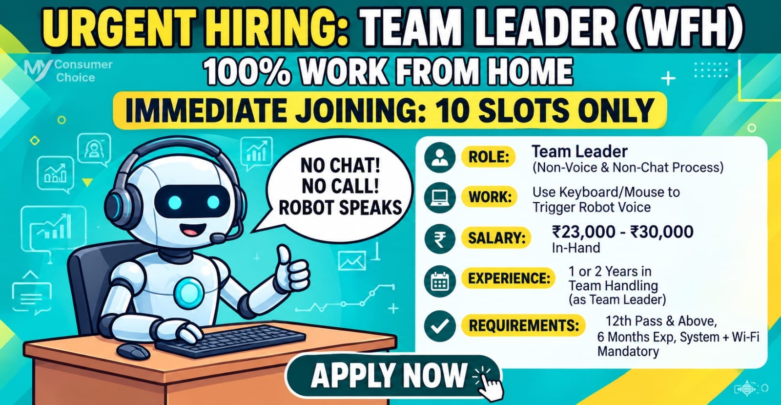 Exciting work-from-home opportunity alert! 📣 PTI Job World 