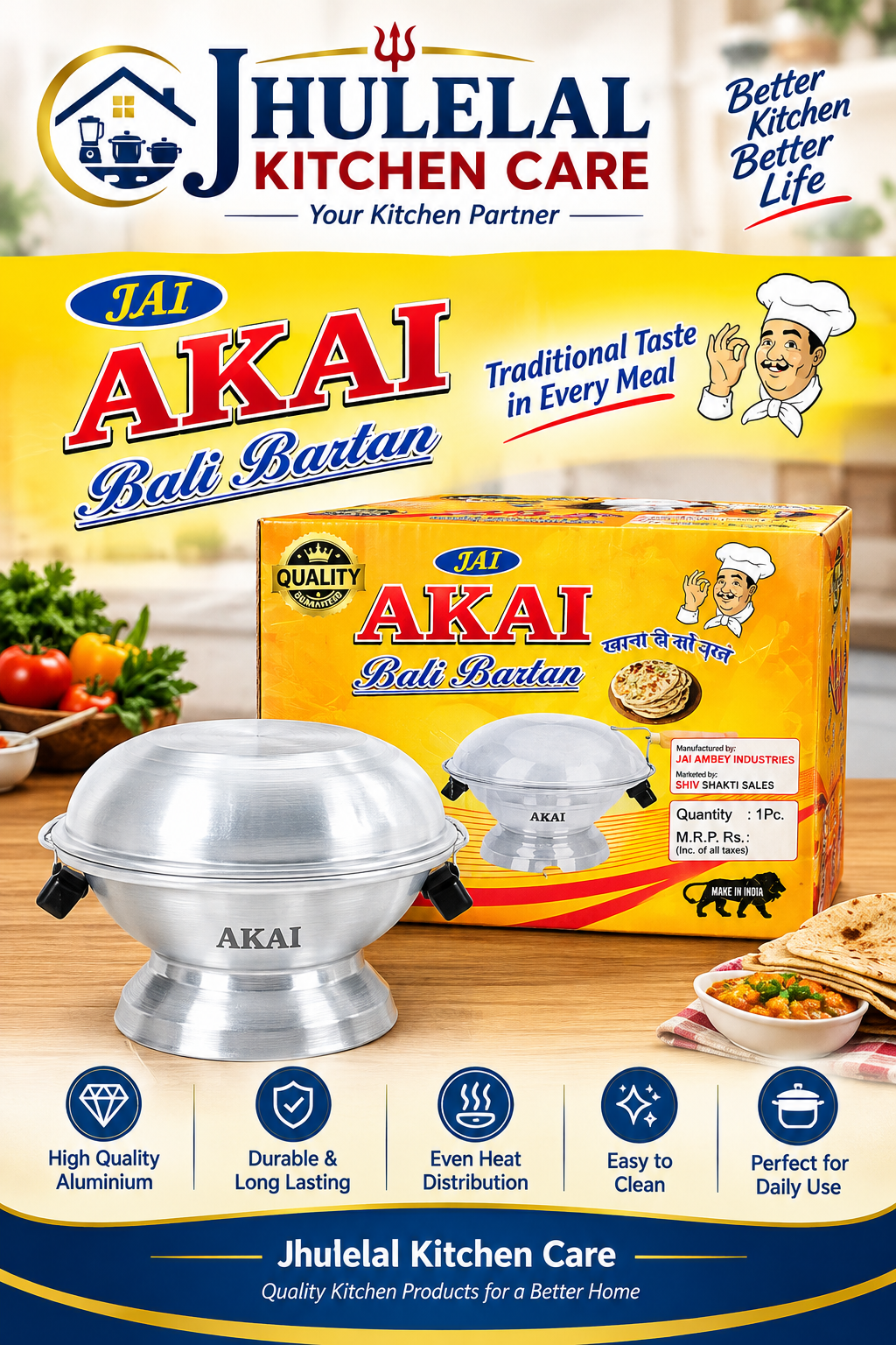 Experience the heart of your home with Jhulelal Kitchen Care