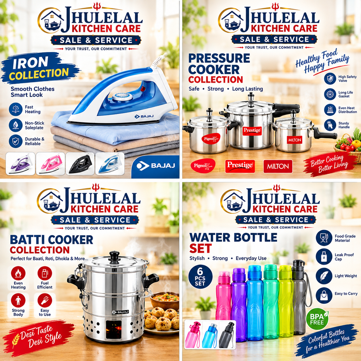 For 45 years, Jhulelal Kitchen Care has been Jaipur's most trusted name for all