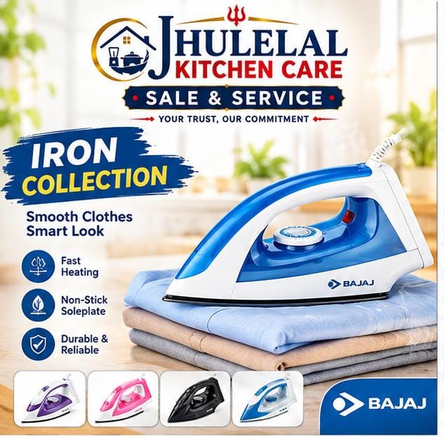 Achieve flawlessly smooth clothes and a smart, polished look with Jhulelal Kitch