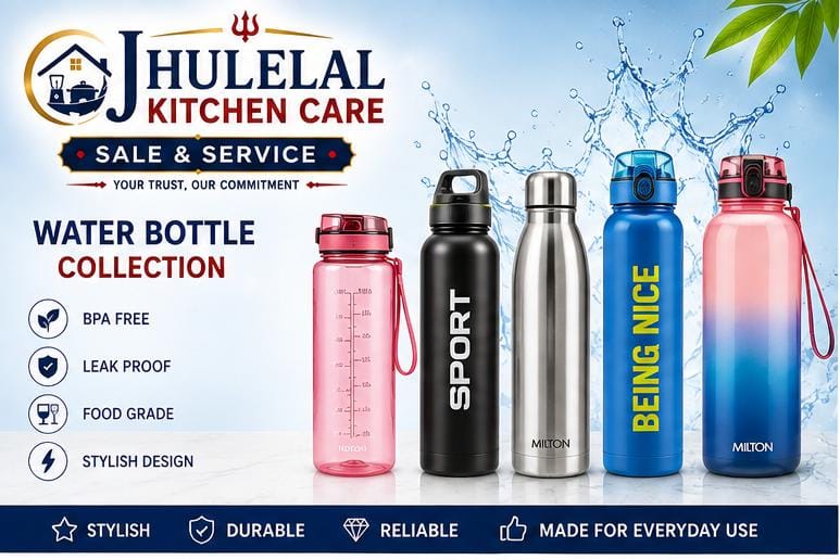 Stay refreshed and hydrated with Jhulelal Kitchen Care's fan