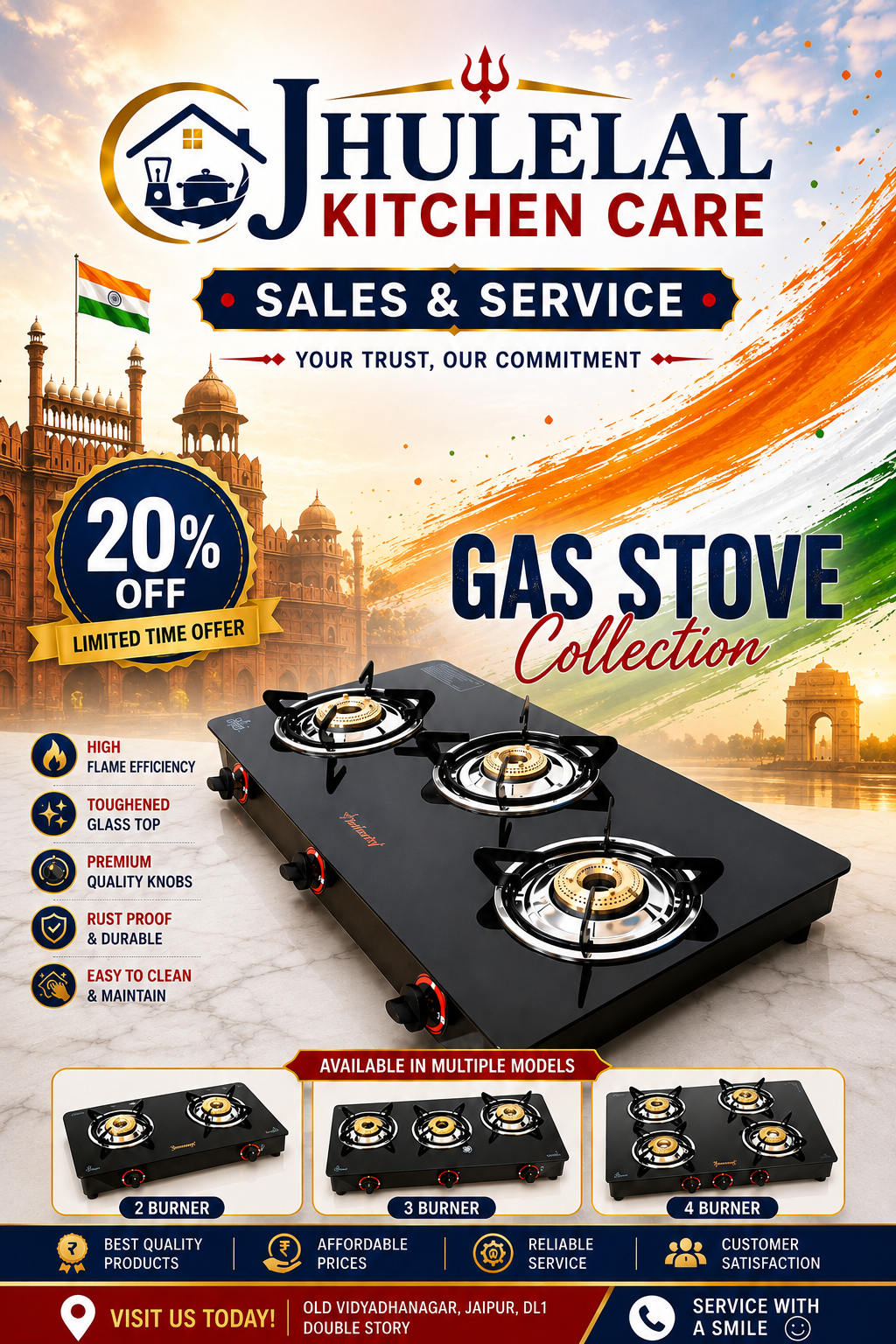 Upgrade your kitchen experience with Jhulelal Kitchen Care, 