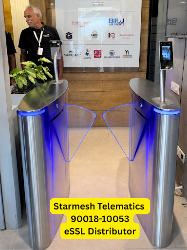 We are proud to install the eSSL FLAP BARRIER (FB-E-1000) — a premium entrance control solution designed for modern offices, corporate buildings & secure premises.  Upgrade your workplace security with smart automation solutions.