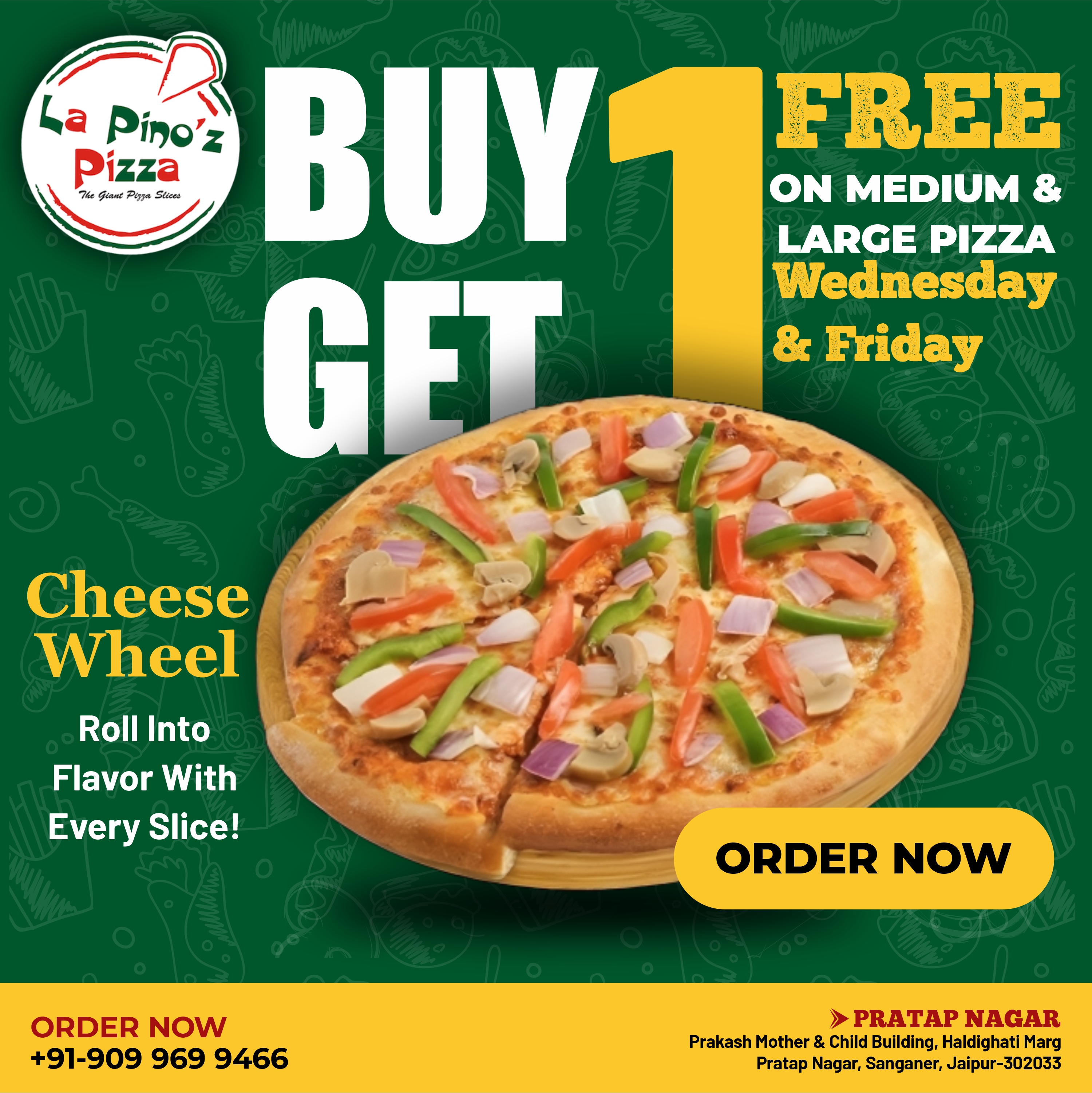 Pizza restaurant — La Pino'z Pizza in Jaipur (photo 44)