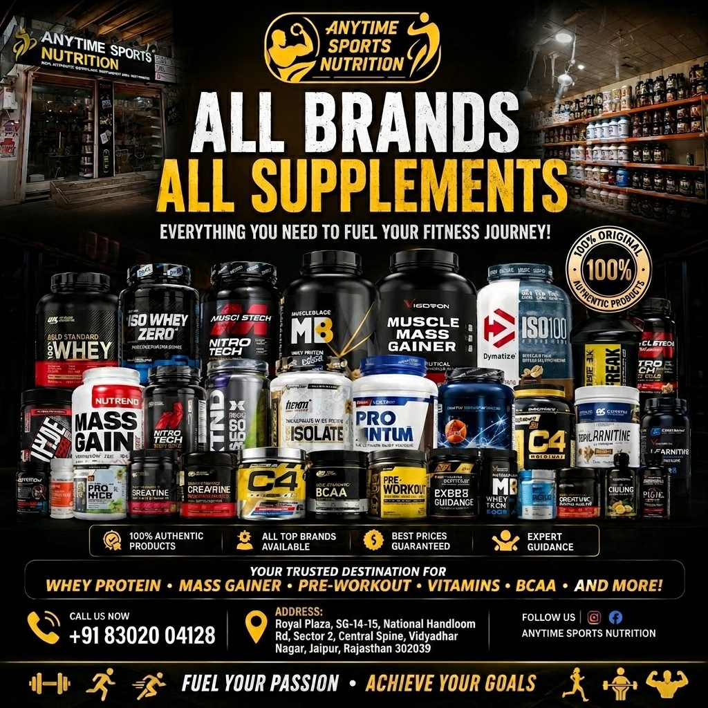 Ready to elevate your fitness journey? At Anytime Sports Nutrition, we're your t
