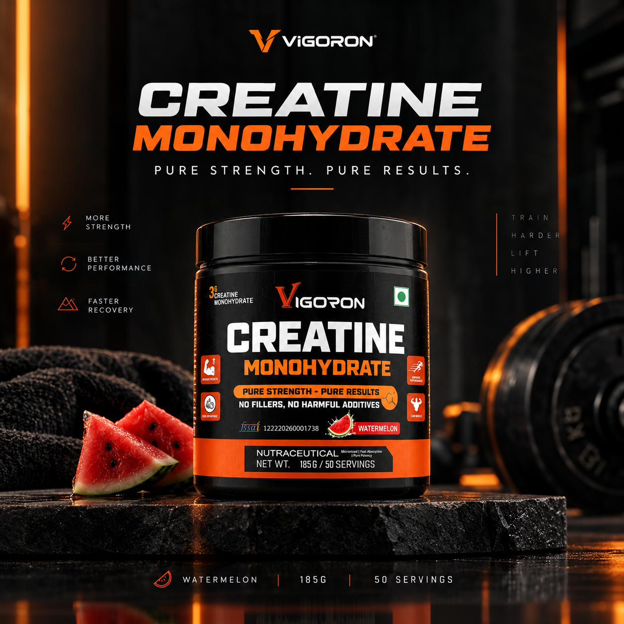 Unlock your peak performance with the power of pure strength and pure results! A