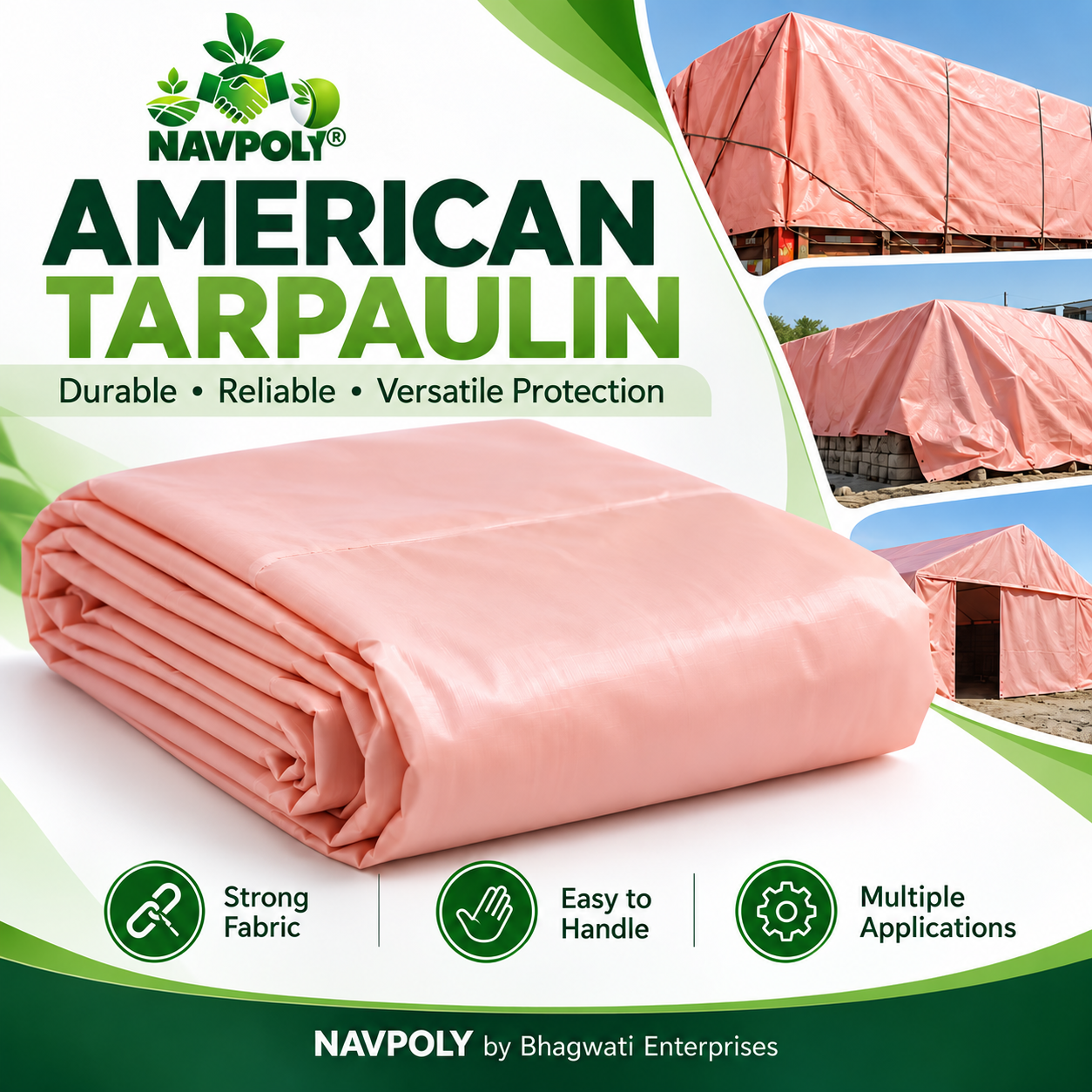🛡️ NAVPOLY American Tarpaulin – Reliable Protection, Every 