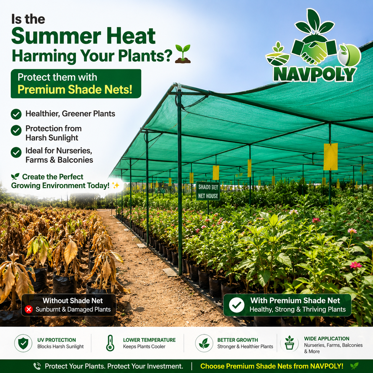 π Is the Summer Heat Harming Your Plants? π±
Protect your plants with NAVPOL