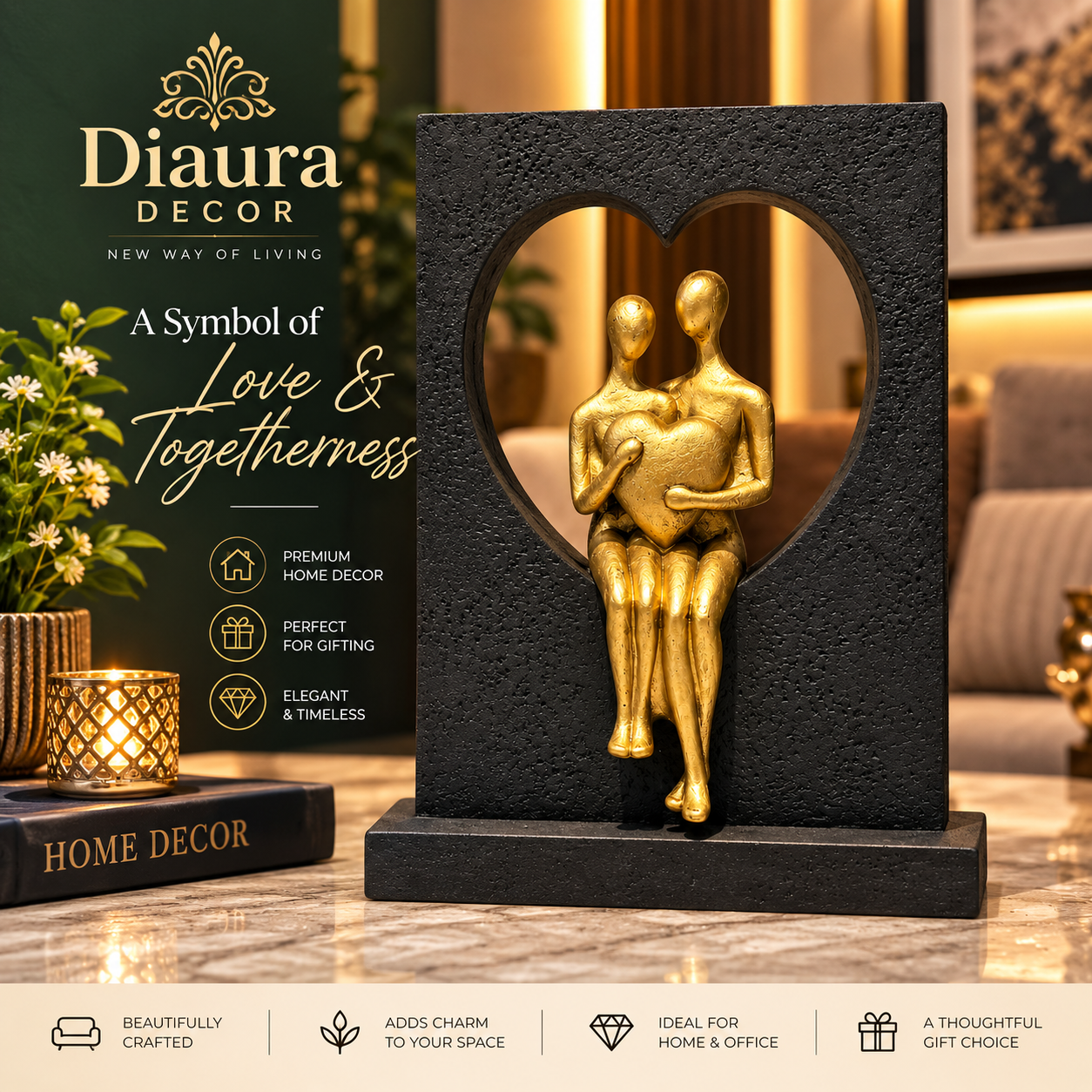 At Diaura Decor, we believe that your living and working spaces should tell a st