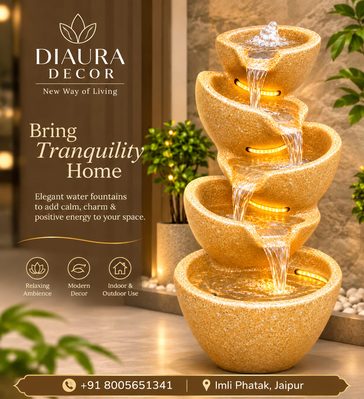 Discover a new way of living with Diaura Decor, your premier