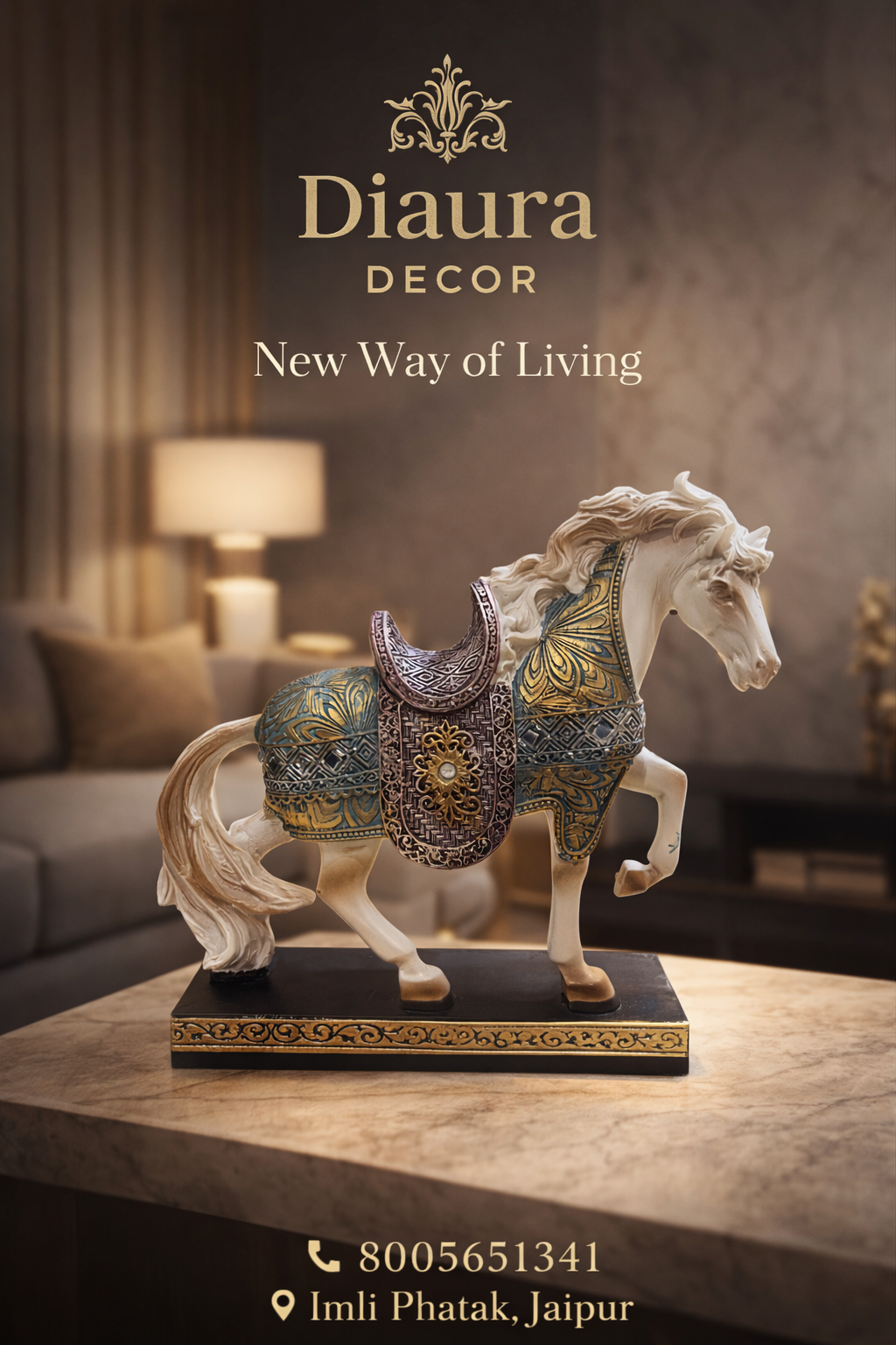 Step into a world of refined elegance with Diaura Decor, your ultimate destinati