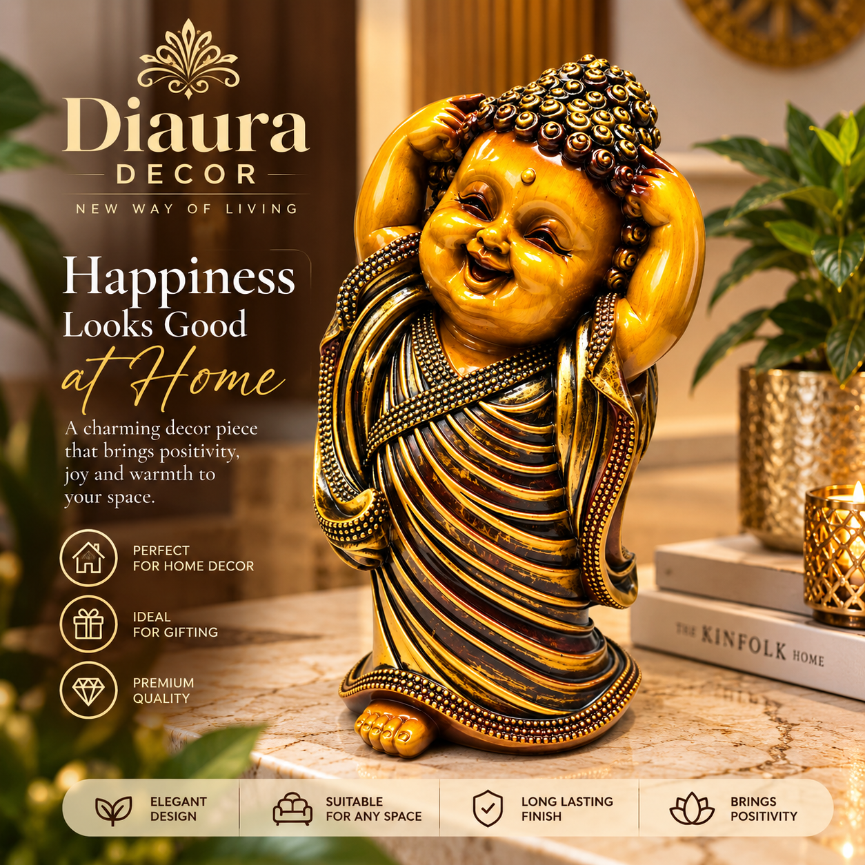 Discover the essence of happiness with Diaura Decor, your premier destination in
