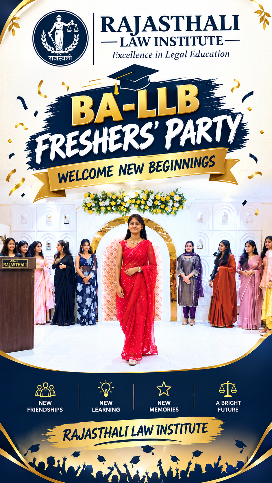 Welcome to Rajasthali Law Institute, Jaipur! We're thrilled to celebrate new beg