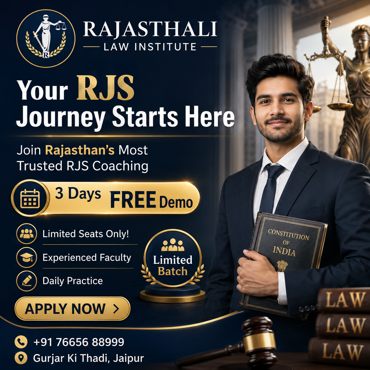Your journey towards a prestigious legal career begins right
