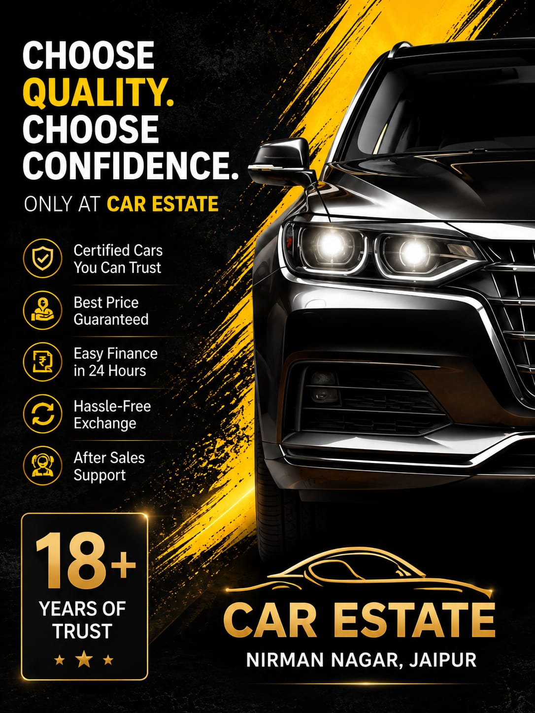 Experience the ultimate in quality and confidence when you c
