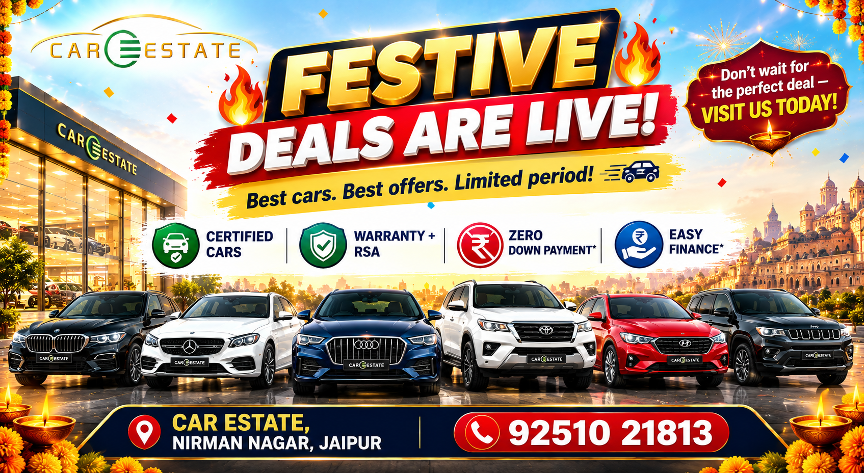 **🎉 FESTIVE SEASON = DREAM CAR SEASON! 🚗✨**

Is festive 