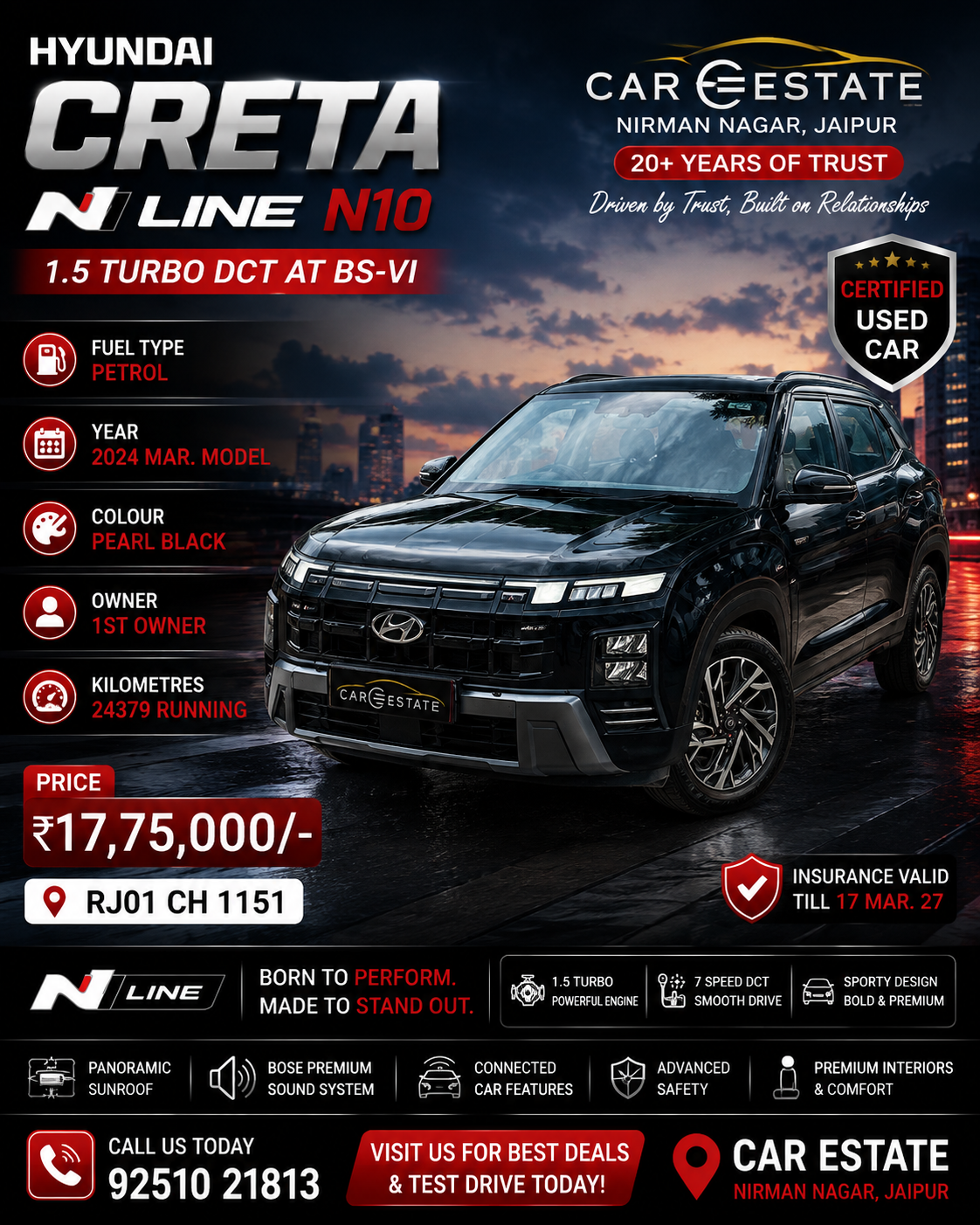 Experience the thrill of driving a certified pre-owned Hyund