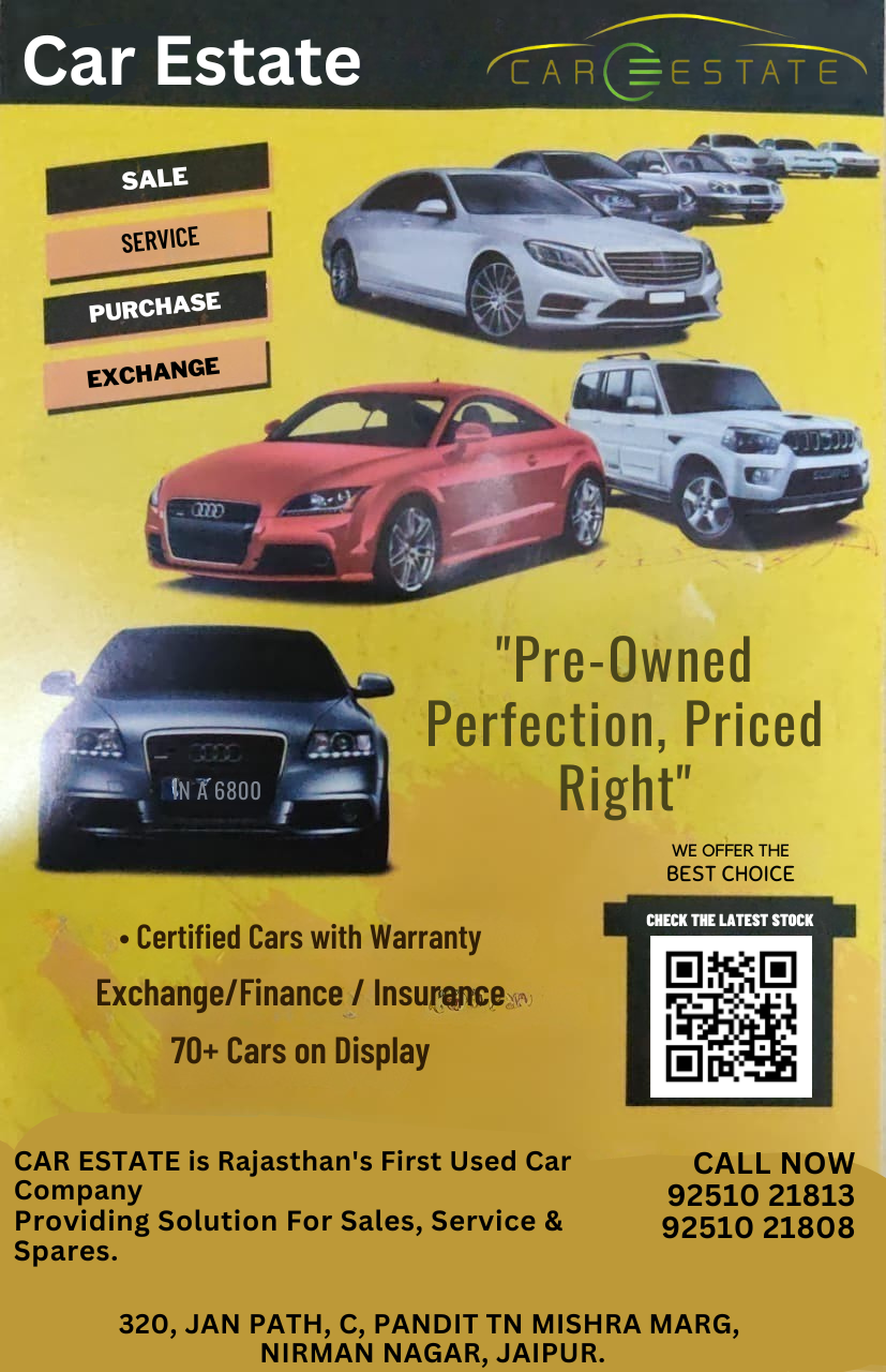 Car Estate Jaipur Book a Free Home Test Drive
