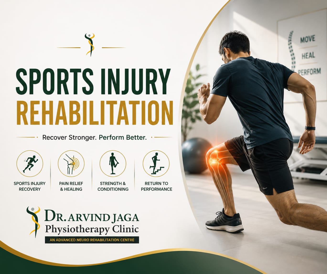 At Dr. Arvind Jaga Physiotherapy Clinic, we're dedicated to 