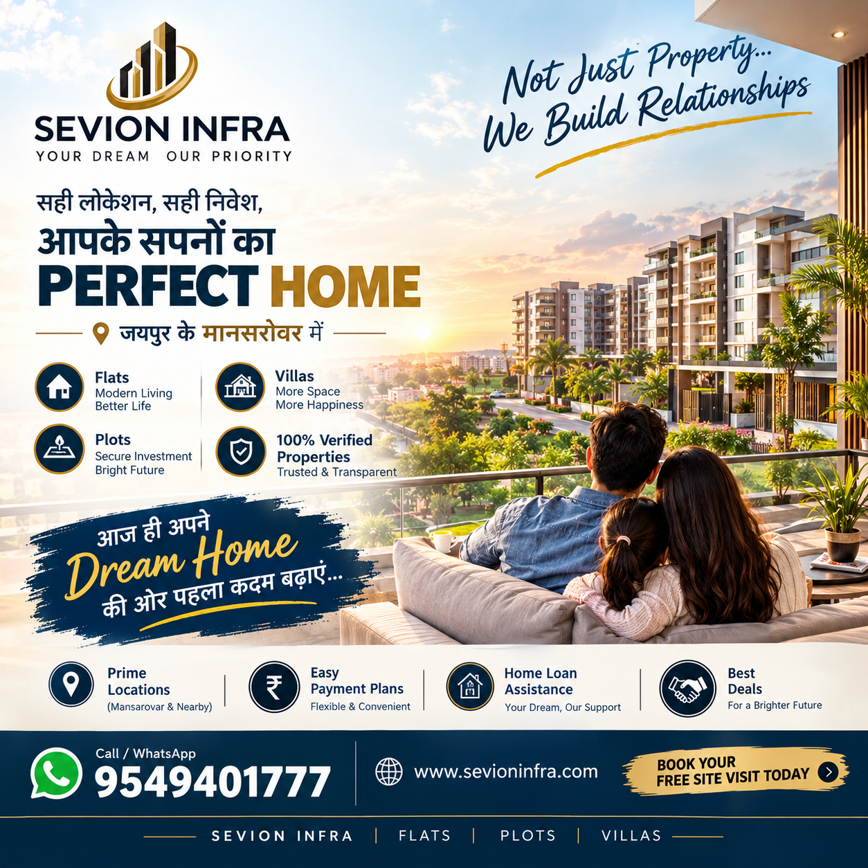 Discover your dream home in Jaipur with Sevion Infra Pvt. Lt