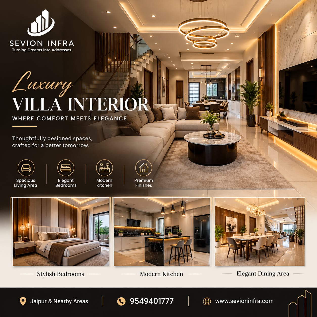 Discover the epitome of luxury living with Sevion Infra Pvt.