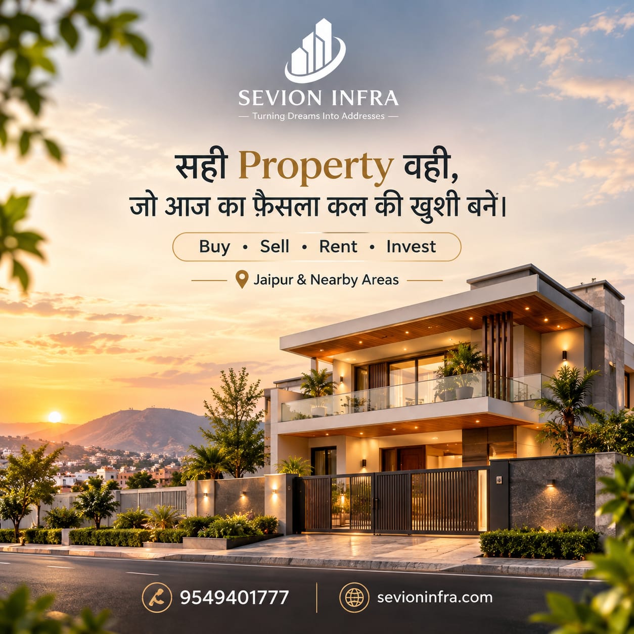 Discover the property that aligns with your vision for tomorrow, today! At Sevio