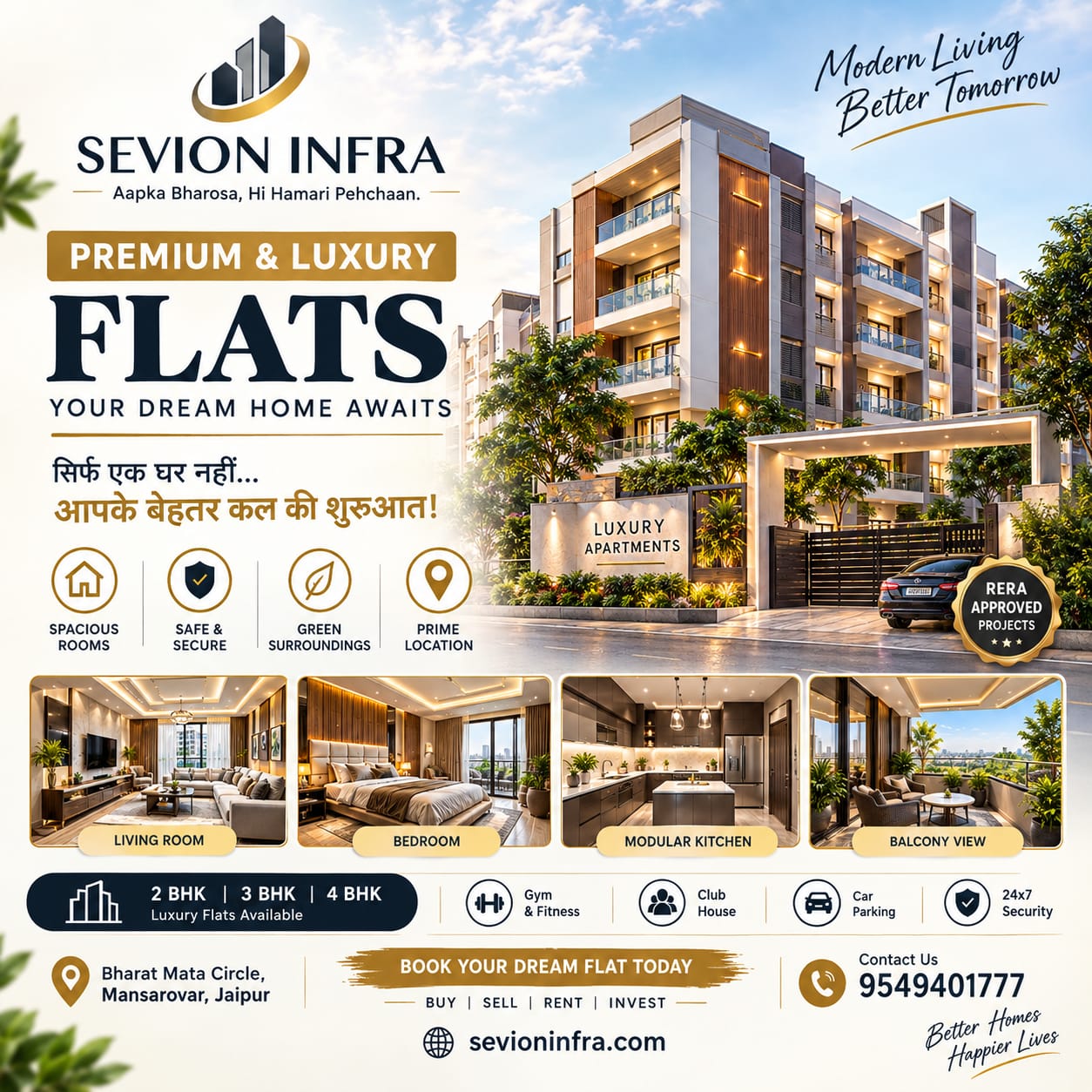 Discover your dream home with Sevion Infra Pvt. Ltd., your trusted property spec