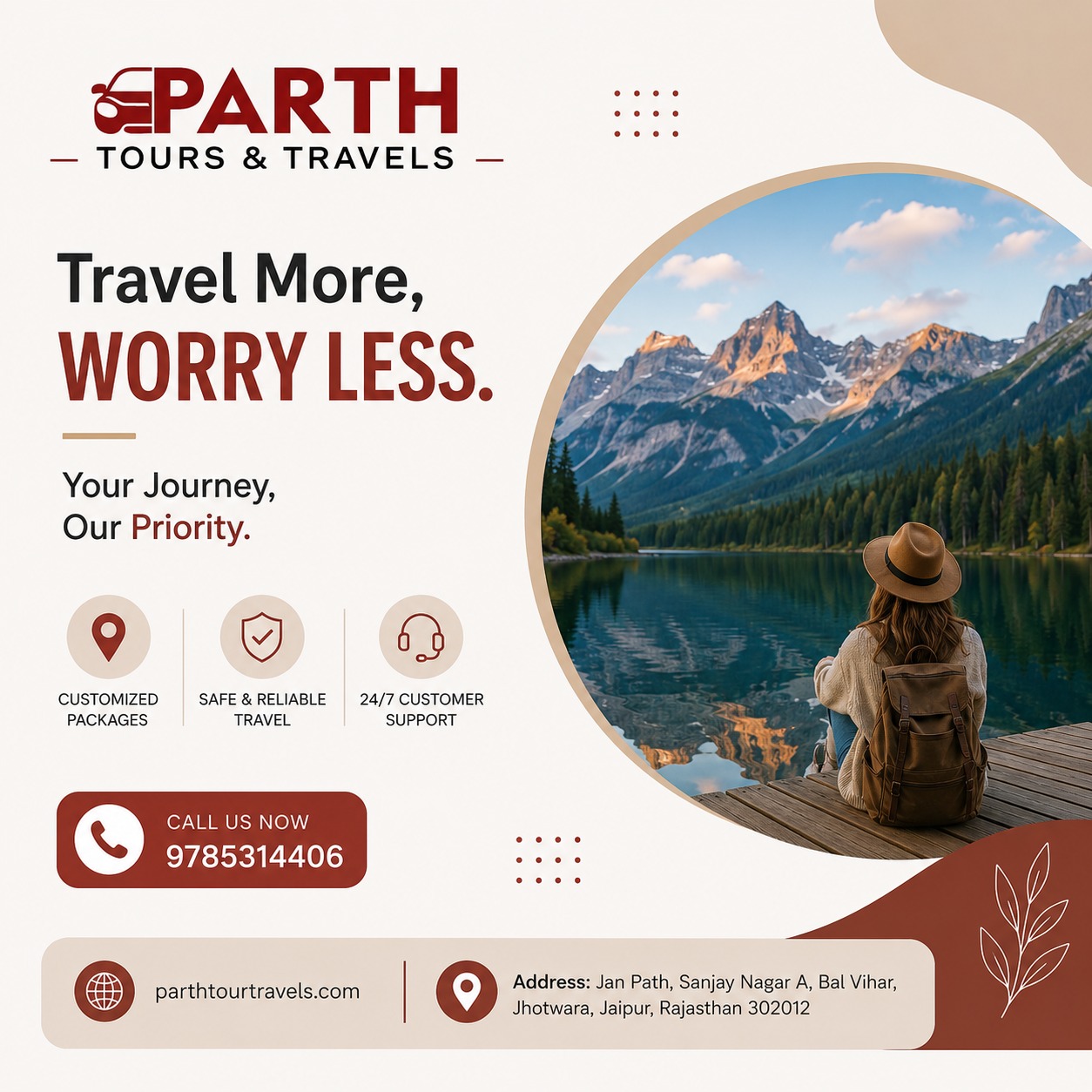Dreaming of your next adventure? At Parth Tours & Travels, w