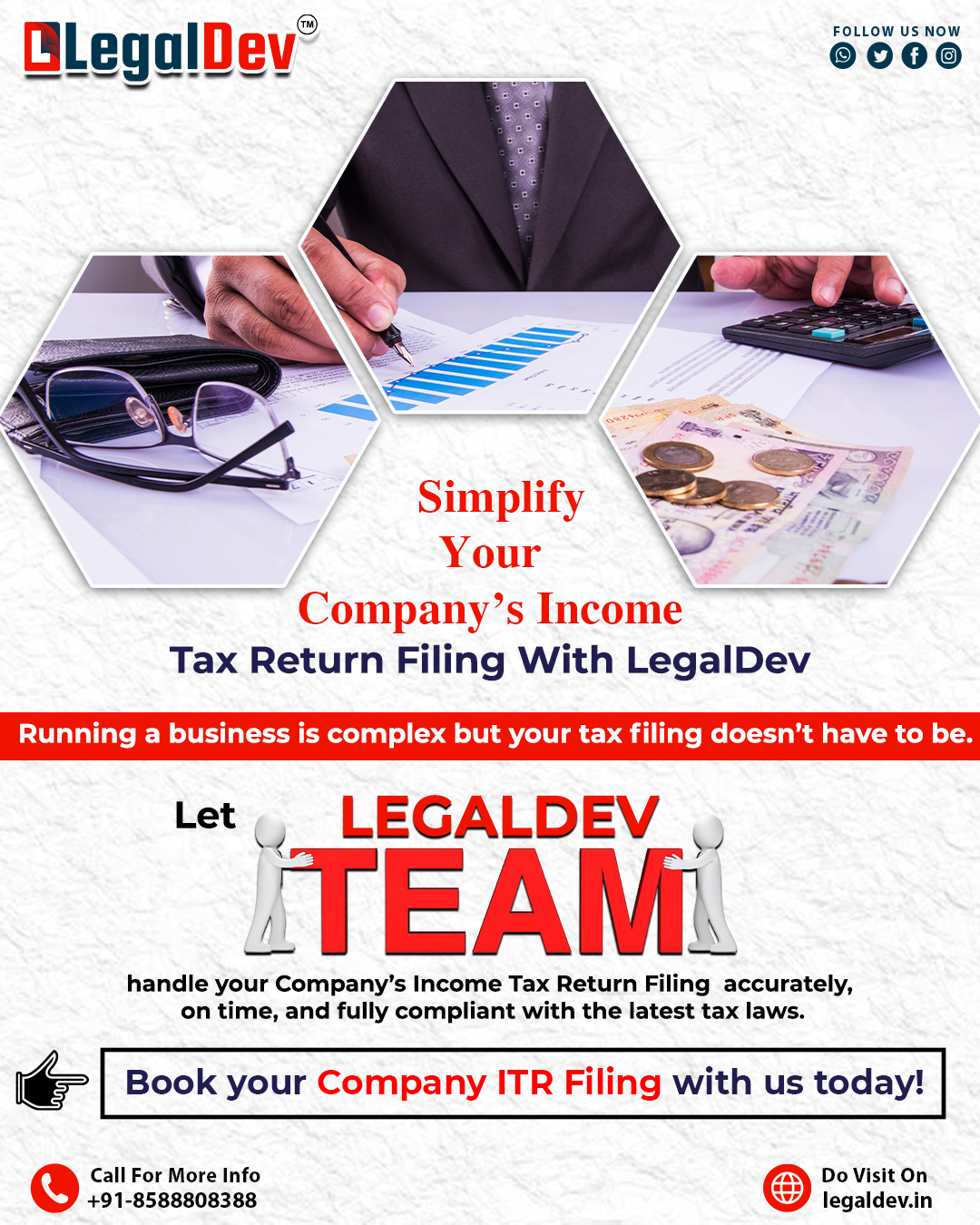 π’ Simplify Your Company's Income Tax Return Filing with LegalDev!
Running a