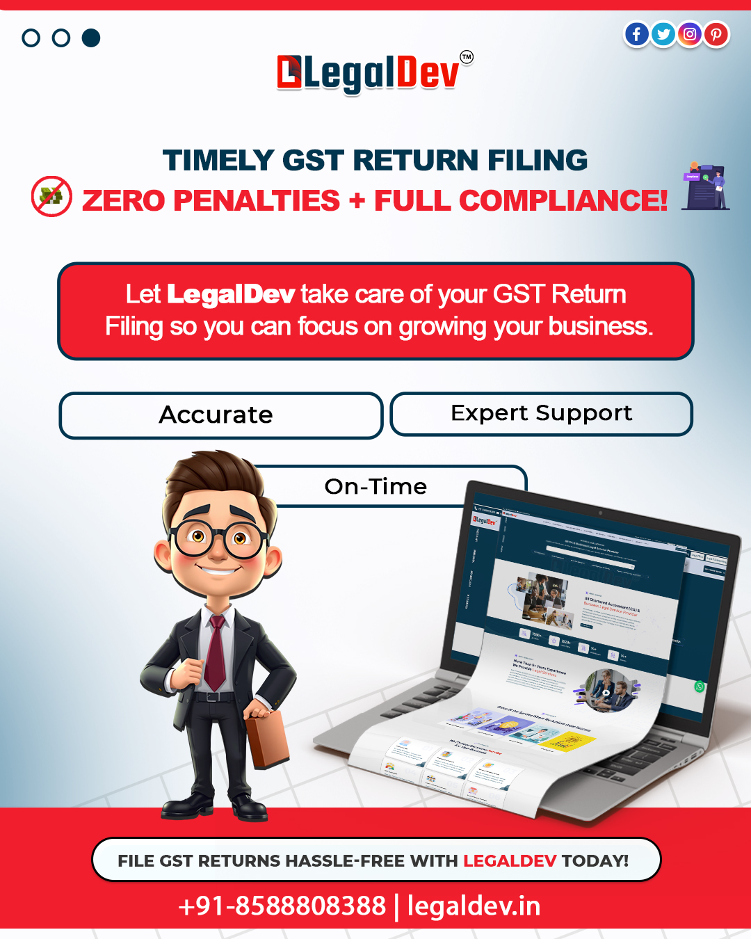Timely GST Return Filing – Zero Penalties, Full Compliance!
Don't let late GS