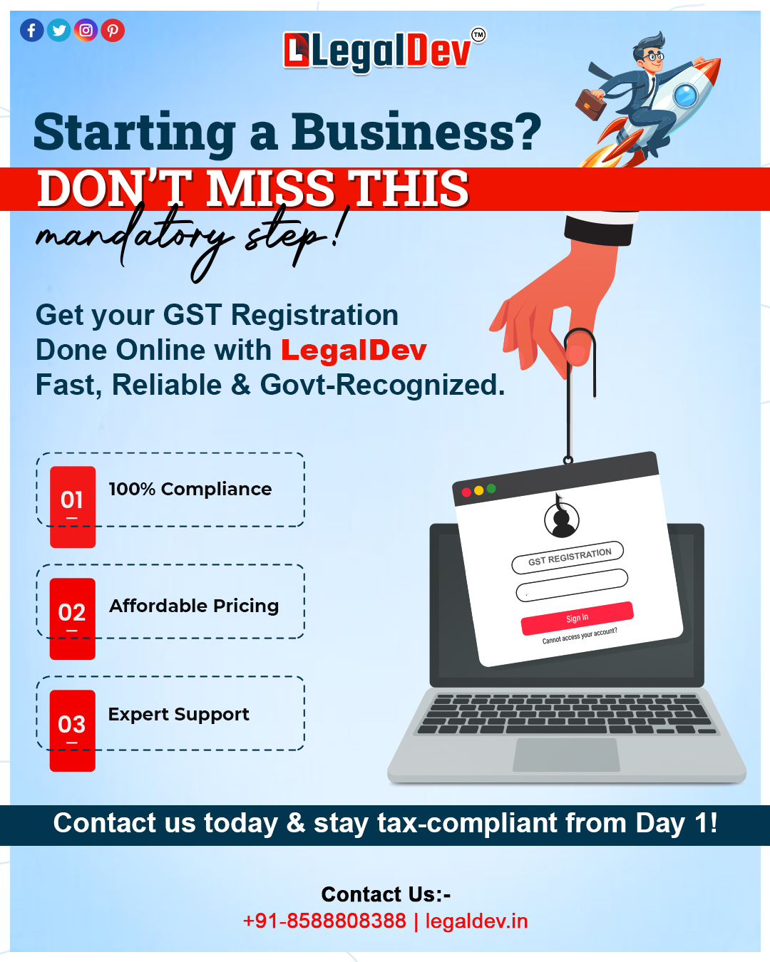 Chartered accountant — LegalDev Tax India Pvt Ltd in Haridwar (photo 41)
