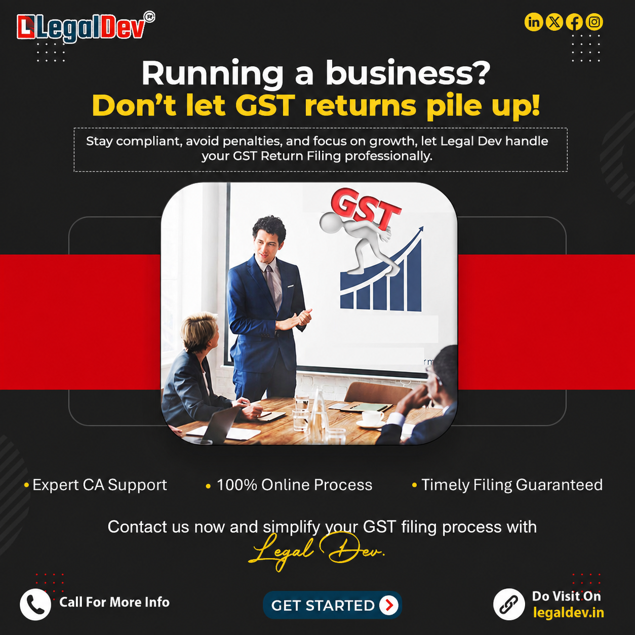 GST Returns Due? Let Legal Dev Handle It! 📢

Managing GST