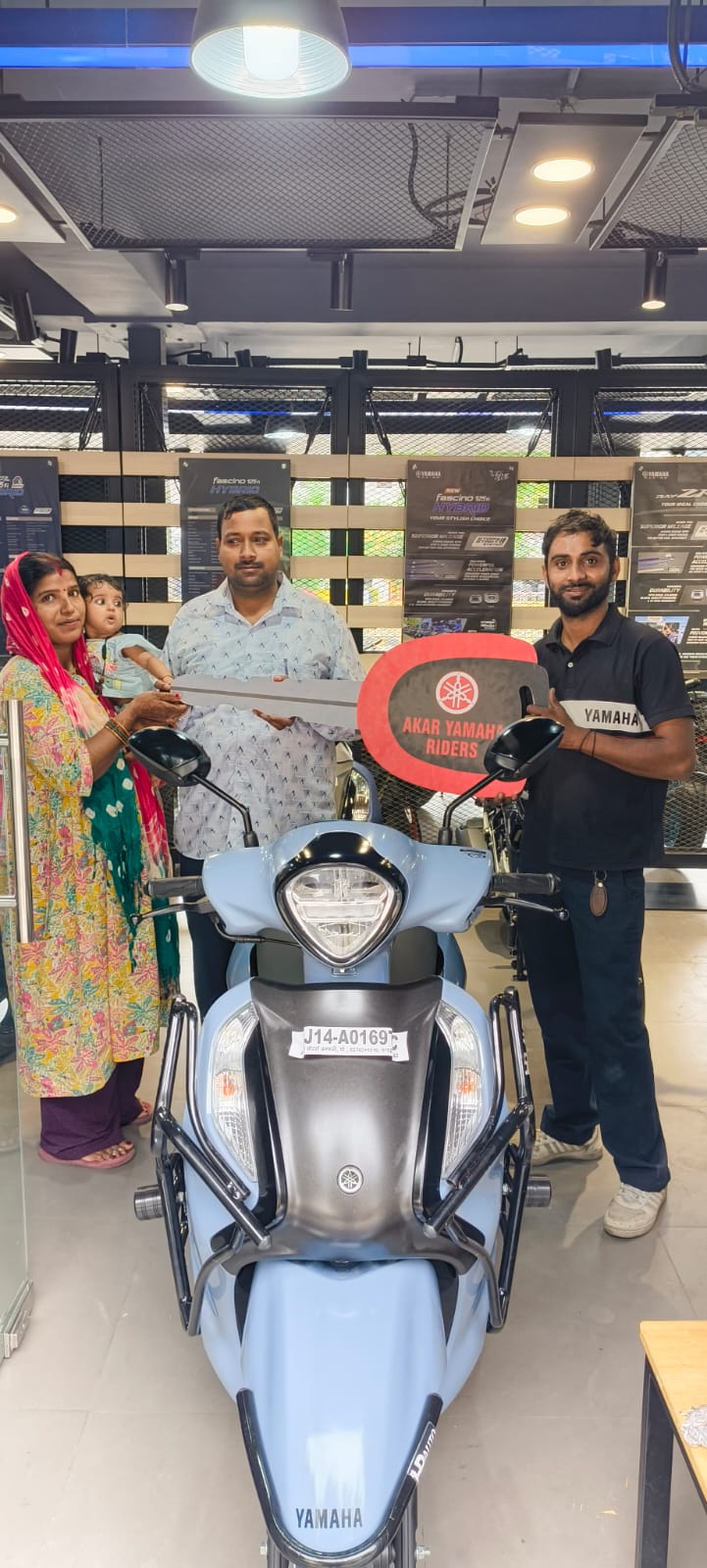Celebrating a new journey on two wheels! We're thrilled to see this happy family