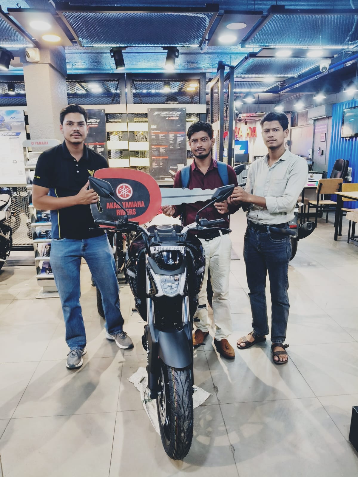 A huge congratulations to Mr. Vasim Akram on his exciting new Yamaha! 🎉 We're a