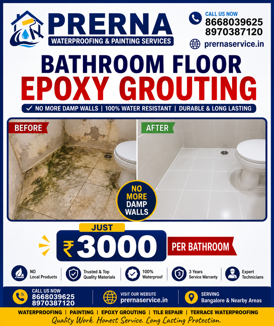Waterproofing Company — Prerna service in Banglore (photo 21)