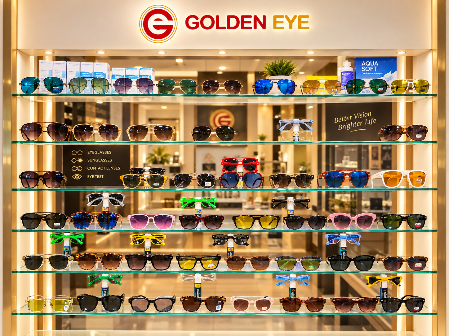 Discover a world of exceptional eyewear at Golden Eye Optics, your trusted optic