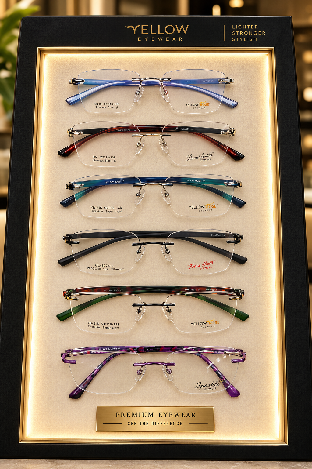 Discover a world of clarity and style at Golden Eye Optics, 