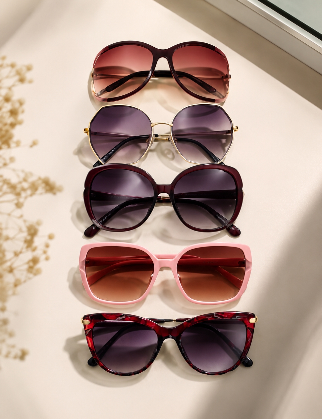 Elevate your style and protect your eyes with the stunning collection of sunglas