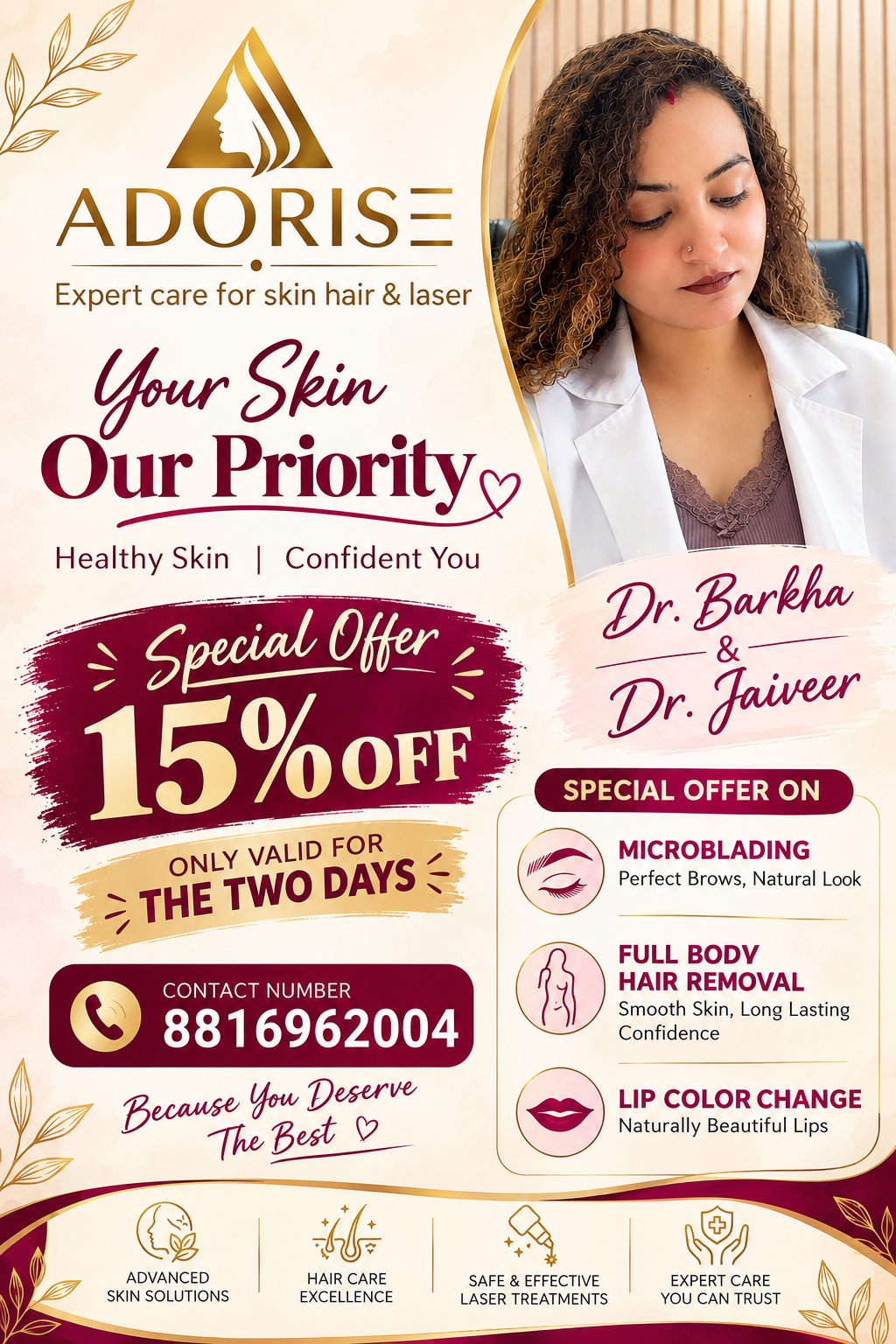 Unlock your most radiant self with transformative aesthetic solutions at ADORISE