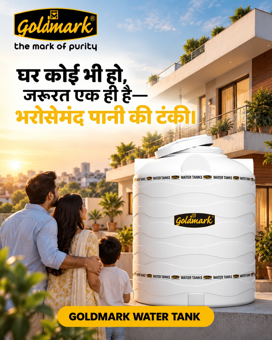 The image perfectly captures the essence of what we offer at Shiva Tanks & Pipes
