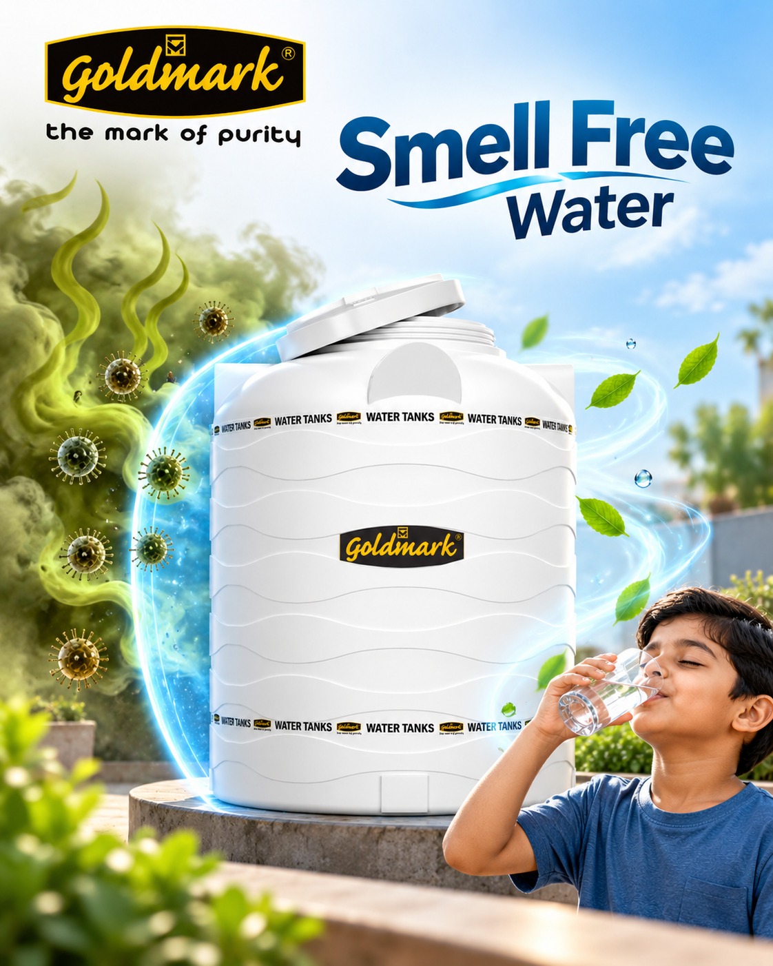 Experience the ultimate in water purity with Goldmark, proudly…