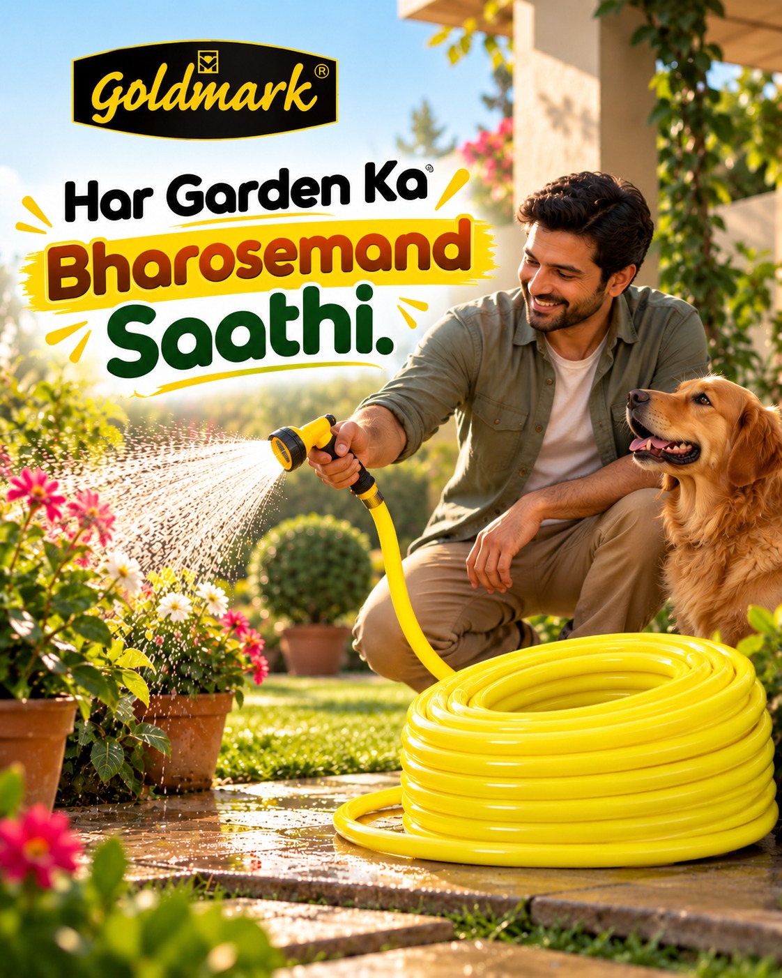 See the vibrant garden come to life with GoldMark, your trusted partner for ever
