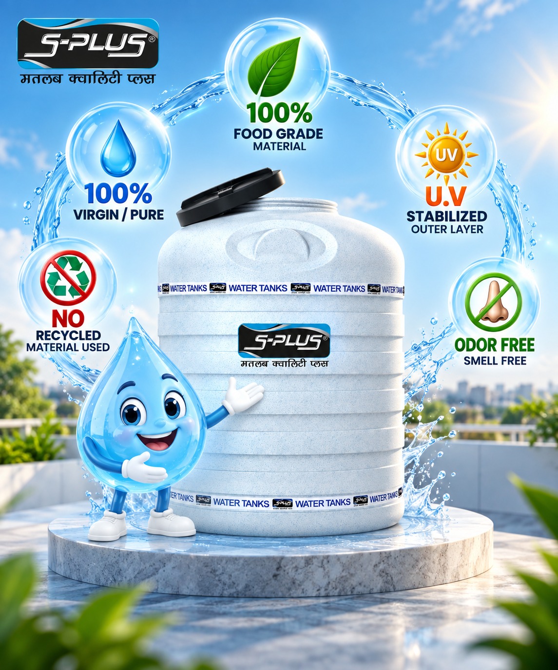 Experience the ultimate in water storage with Shiva Tanks & 