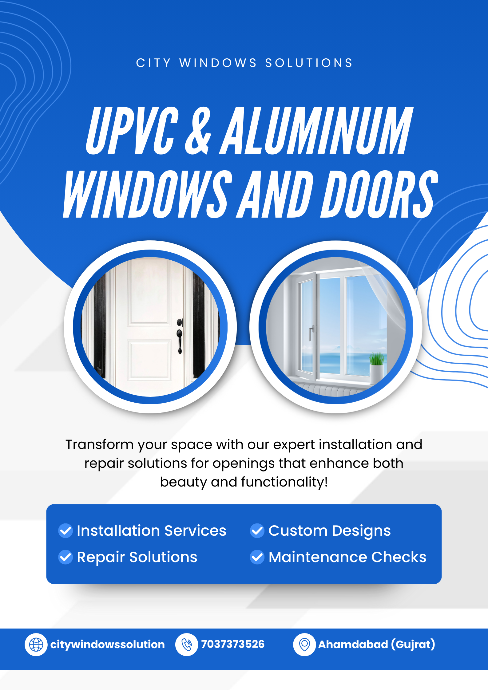 Transform your home or business with the exquisite craftsmanship of City Windows
