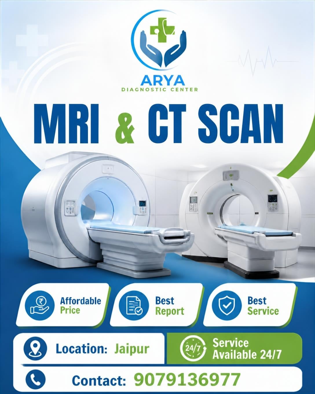 Arya Diagnostic Center in Jaipur is your trusted partner for comprehensive and a